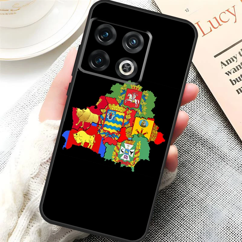 Belarus Flag Coat of Arms Cover For OnePlus 13 R 12 11 9 10 Pro 8T 9RT 10T OnePlus Nord 4 CE 2 3 Lite N30 N20 N10 Case