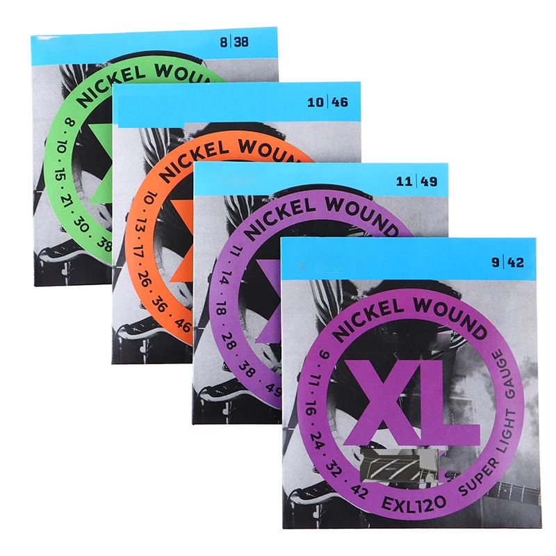 أوتار جيتار كهربائي من النيكل 10-46 ملمس متسق وموثوق ومتانة 6 أوتار ملحقات الموسيقى ﻿