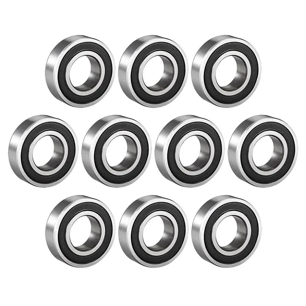 

10 Pcs Industrial Equipment Bearing Ball Pre-lubricated Deep Groove Wheel Mechanical Single-row