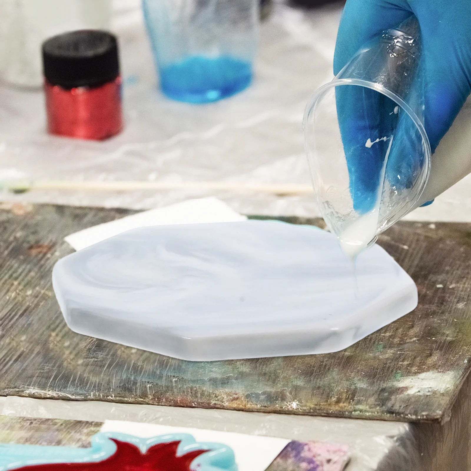 

2Pcs Seal Wax Plate Heat Resistant Marble Pattern Backing Board for Wax Seal Stamp Sealing Pad Reusable Multi Purpose Drink