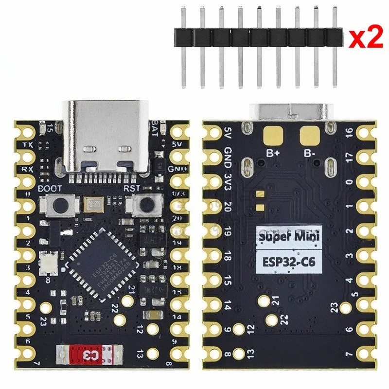 Esp32-c6 Supermini Development Board Microcontroller Programming Learning Controller Core Board