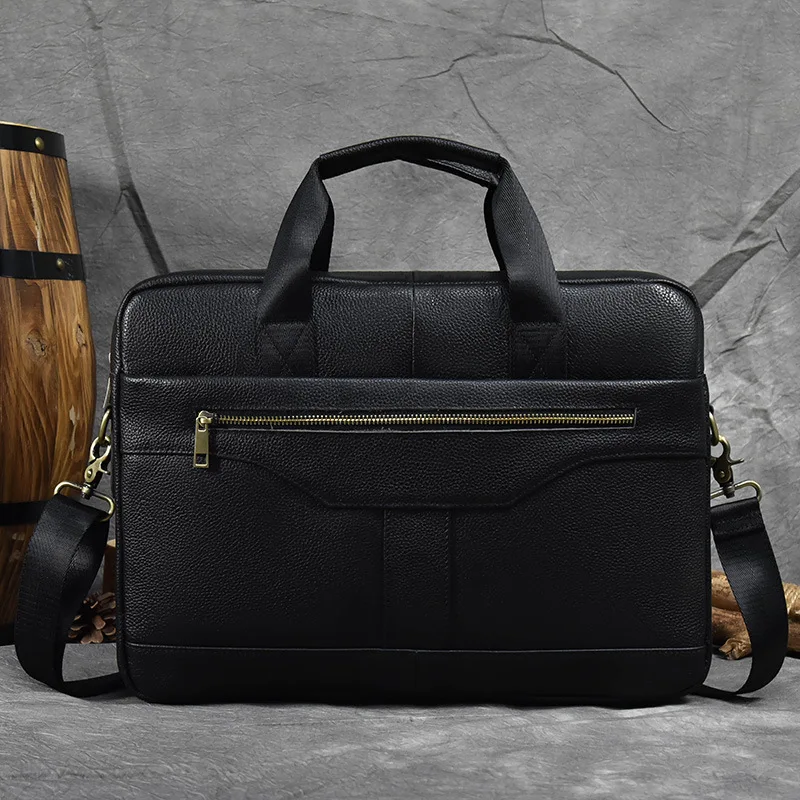 Sling Valigette multifunzionali Spalla Laptop Moda Uomo Valigette Borse in pelle retrò Портфель MHGWB