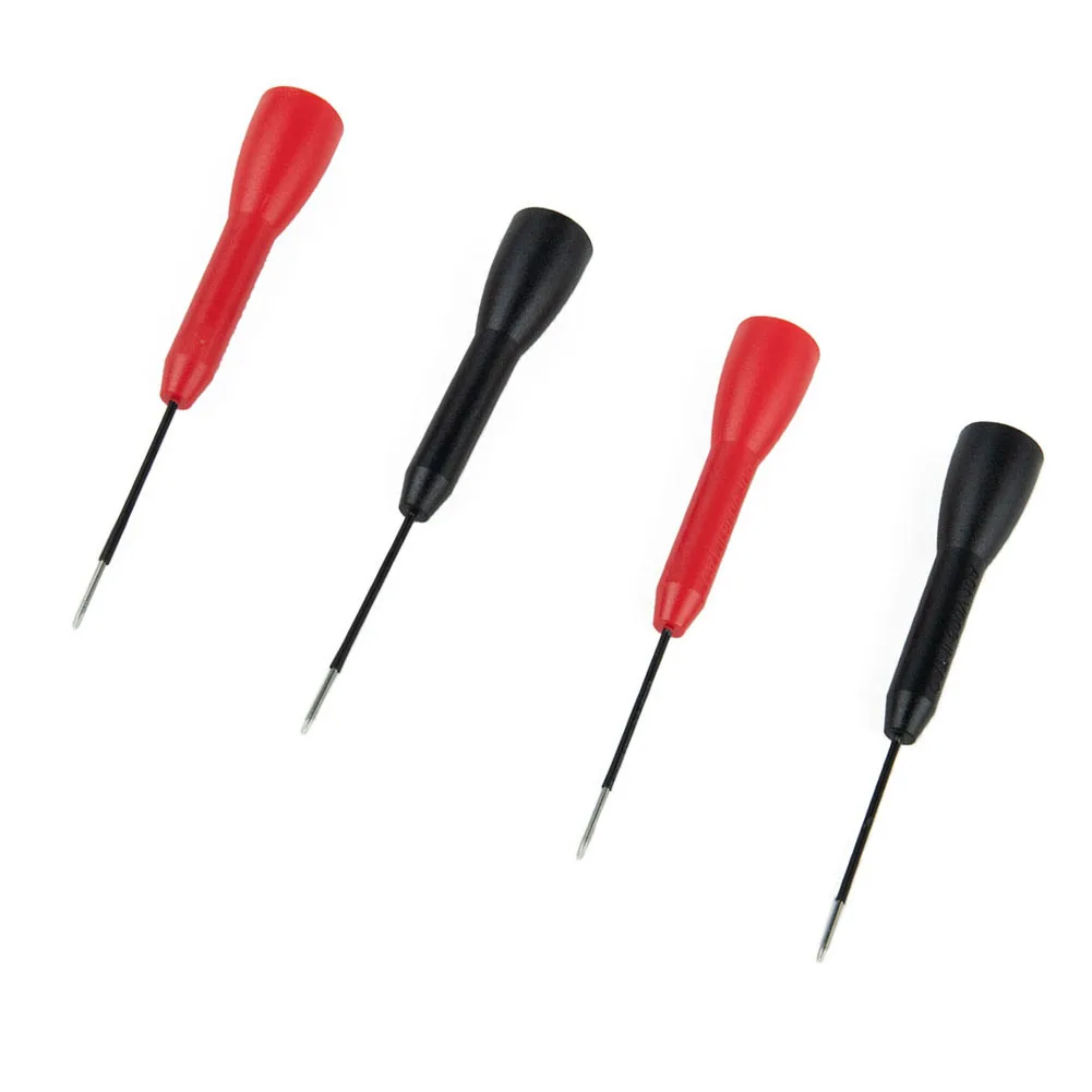 

Multimeter Test Probes 2mm Interface 8.5cm Length Accessories For Measuring Device Pin Red And Black Brand New