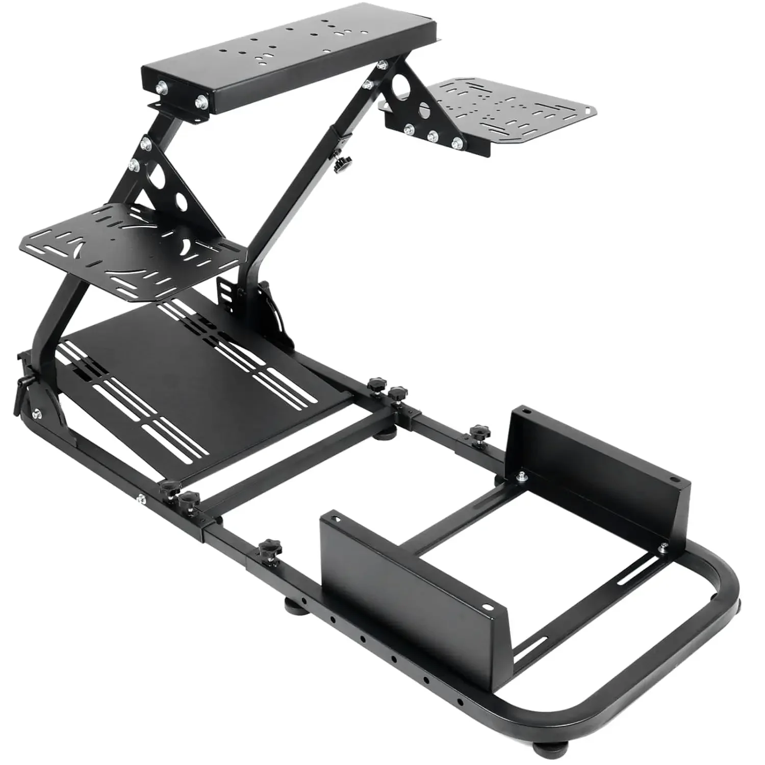 Flight Racing Simulator Cockpit Adjustable Fit for Logitech G923 G Saitek, for Thrustmaster T80 T150 HOTAS Warthog, Game Mount