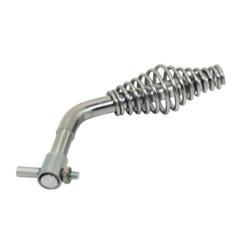 1pcs Spring Handle with Rod Boiler door handle for BBQ pits wood burning stove Door accessories