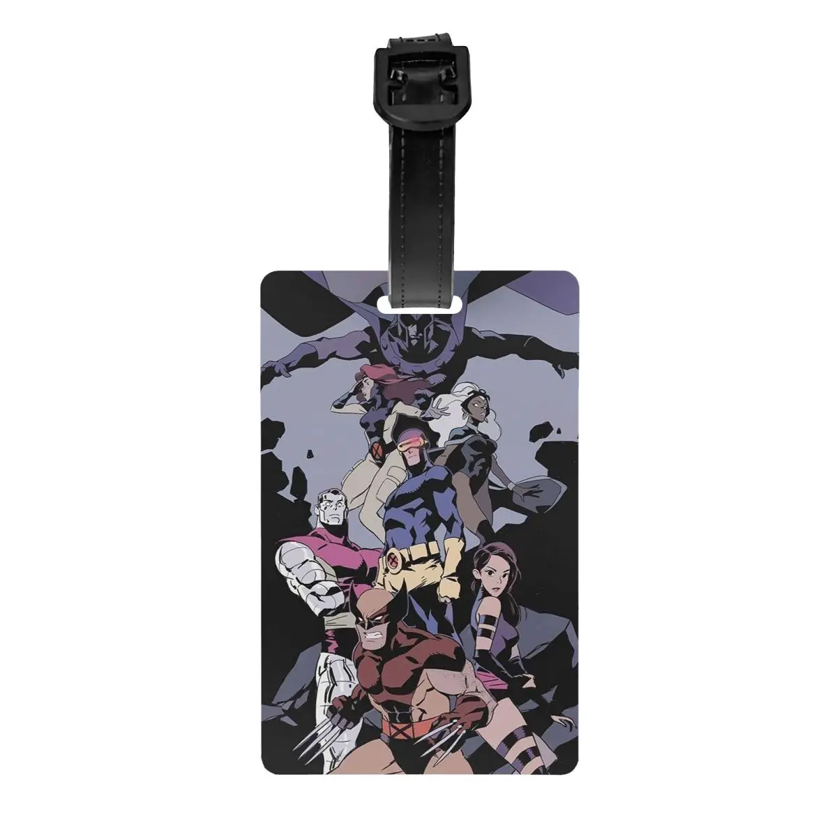 

Изготовленная на заказ багажная бирка X-Men Hero для чемоданов, забавные багажные бирки, конфиденциальная обложка, имя, удостоверение личности