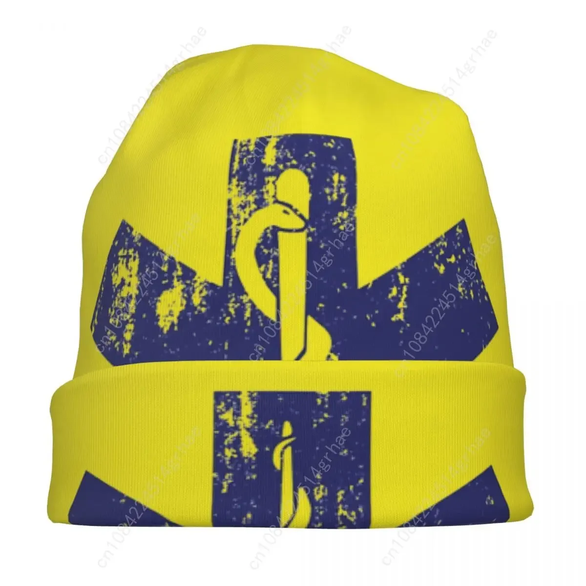 نجمة الحياة EMT قبعات المسعف الطبية سيارة إسعاف خمر الكبار الشارع Skullies قبعة صغيرة الصيف الدافئة الحرارية مطاطا بونيه