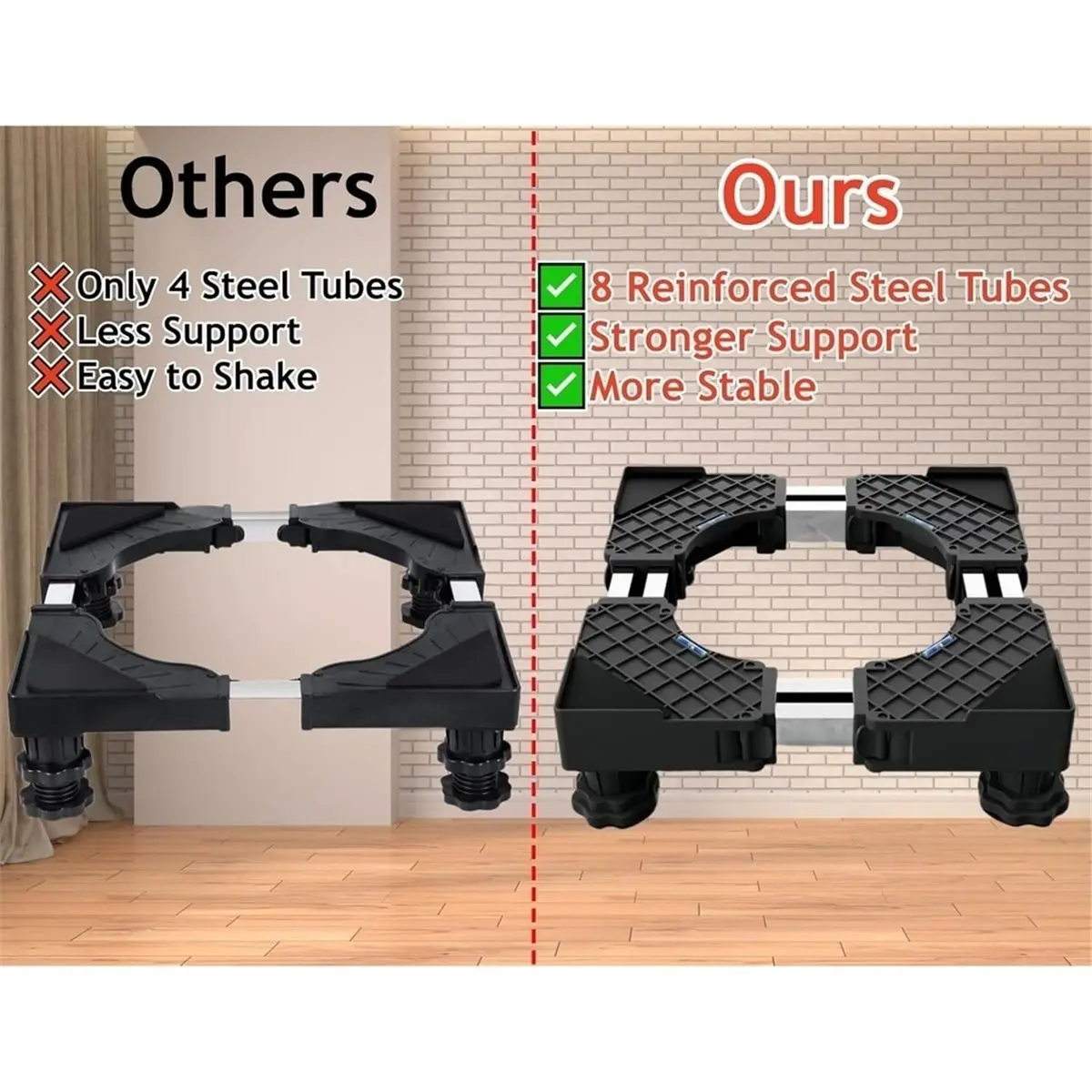 Multi-use Gear Heavy Duty Mini Fridge Stand with 20x20
