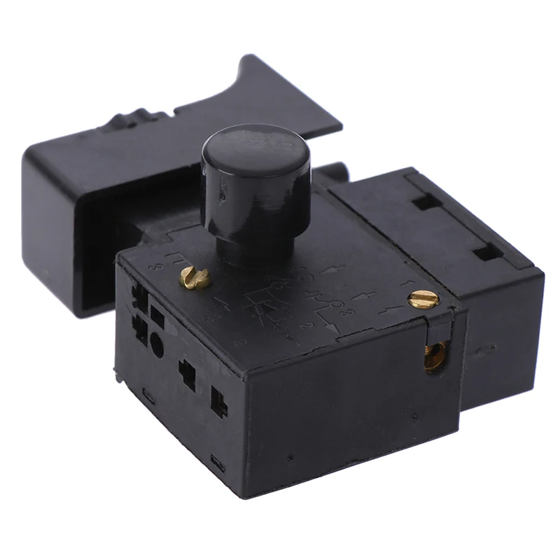 1 Piece Black Fa2-6/1bek 6A 250V Lock On Power Tool Electric Drill Speed Trigger Switch Botton Electric Tool Switch