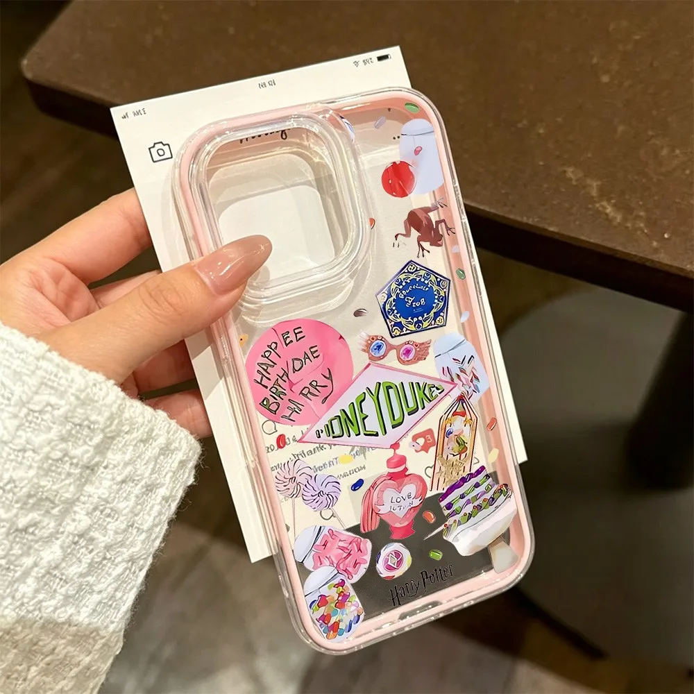Art Potters Wand Harries Phone Case For iPhone 18 17 16 15 14 13 12 11 Pro Max Plus Air Luxury Transparent Clear Shockproof - view 3