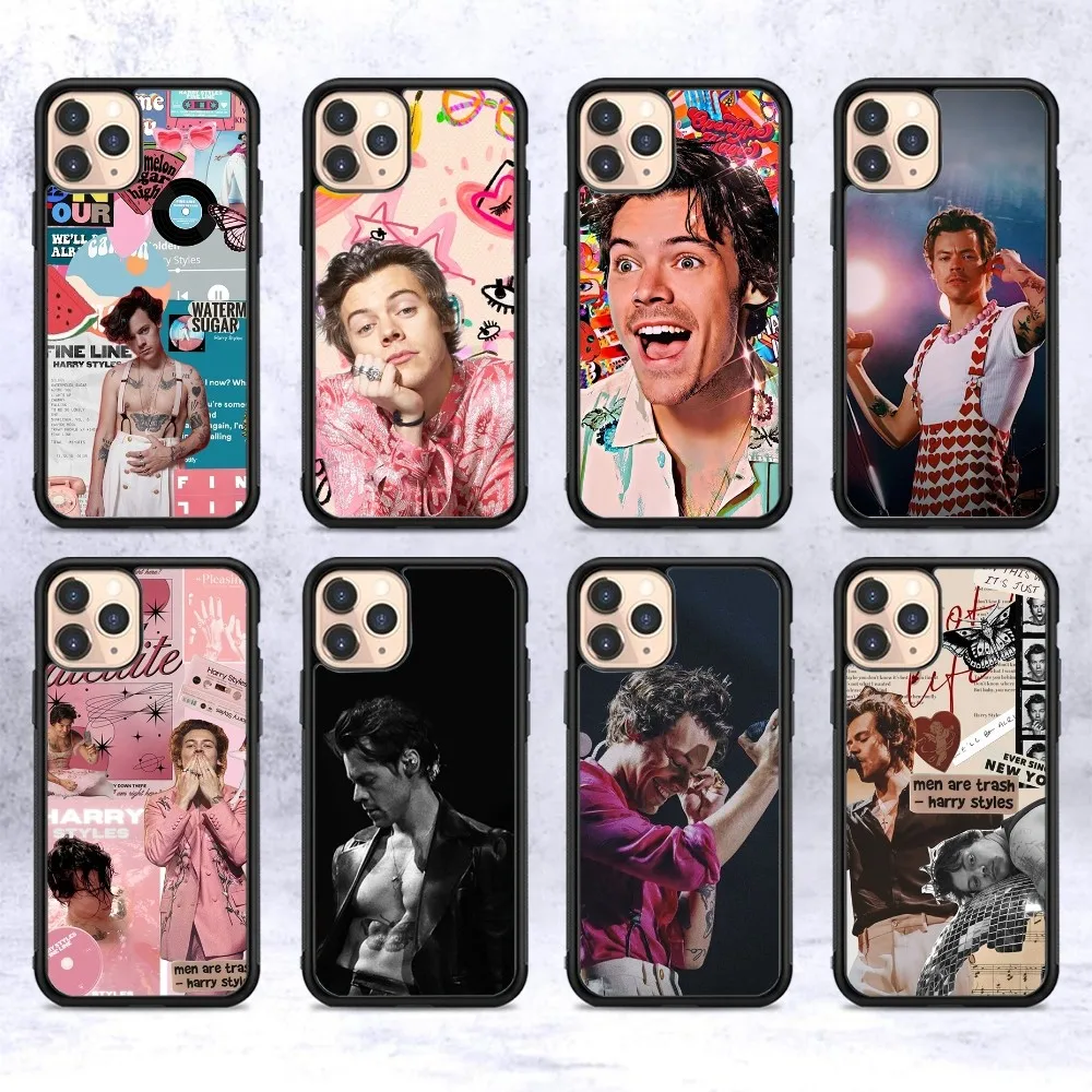singer H-HaRRy Fashion S-styles Phone Case Silicone PC+TPU For Samsung S10 20 30 22 23 24 Plus Lite Ultra Cover