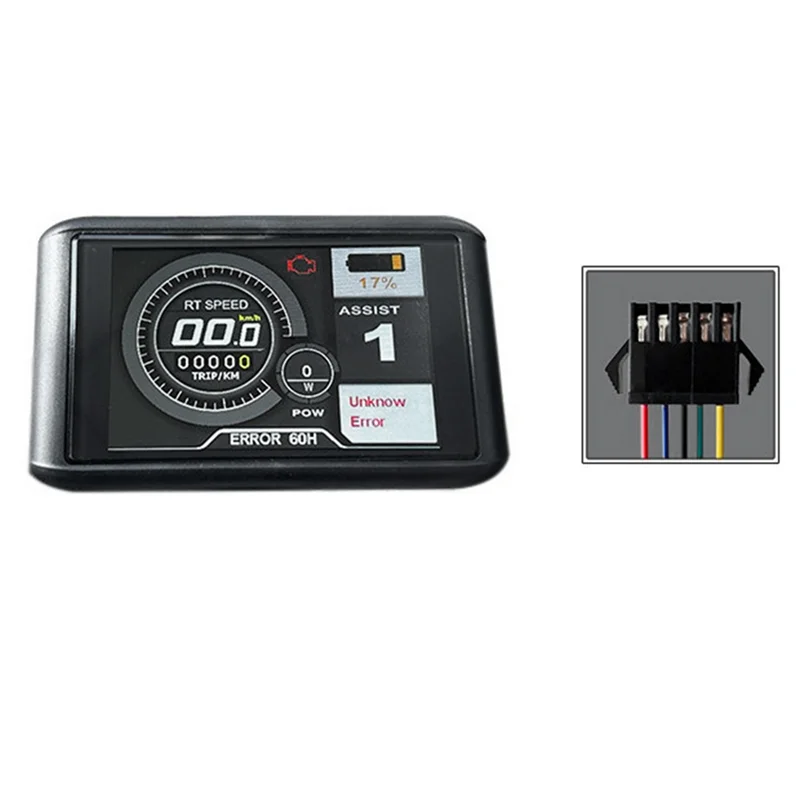 

Цветной дисплей ABLB-E-Bike UKC1 с разъемом SM, 36В, 48В, 52В, 60В, 72В, для протокола связи OMD2