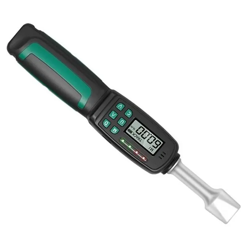 M11K-Adjustable Digital Torque Wrench LED Display 3-60N. M Electronic Jaw Open End Spanner Head Memory Function 1PC Mode