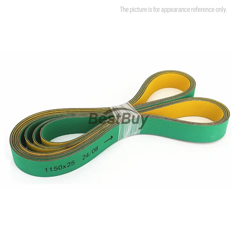 Customized Yellow-Green Nylon Sheet Base Band Machinery High Speed Transmission Belt Wear-resistant Conveyor Belt