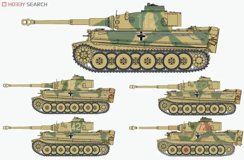 DRAGON 6608 1/35 Scale  '39-45' PZ.KPFW.VI AUSF.ESD.KFZ 181 TIGER 1 