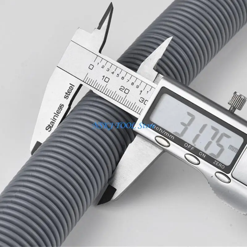 

L8RC Strong Steel Rubber Washing Machine Extension Hose Flexible Extended Drainage Pipe for Automatic Washing Machines Use