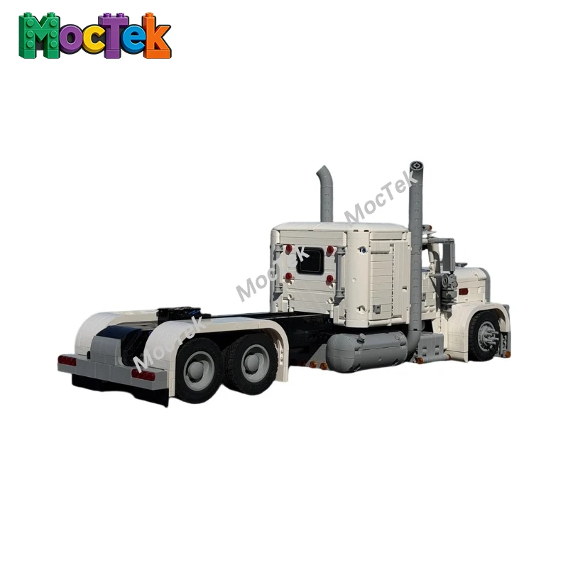 

MOCRealistic heavy-duty tractor head building block set 389 series truck model, small particles, suitable for desktop decoration