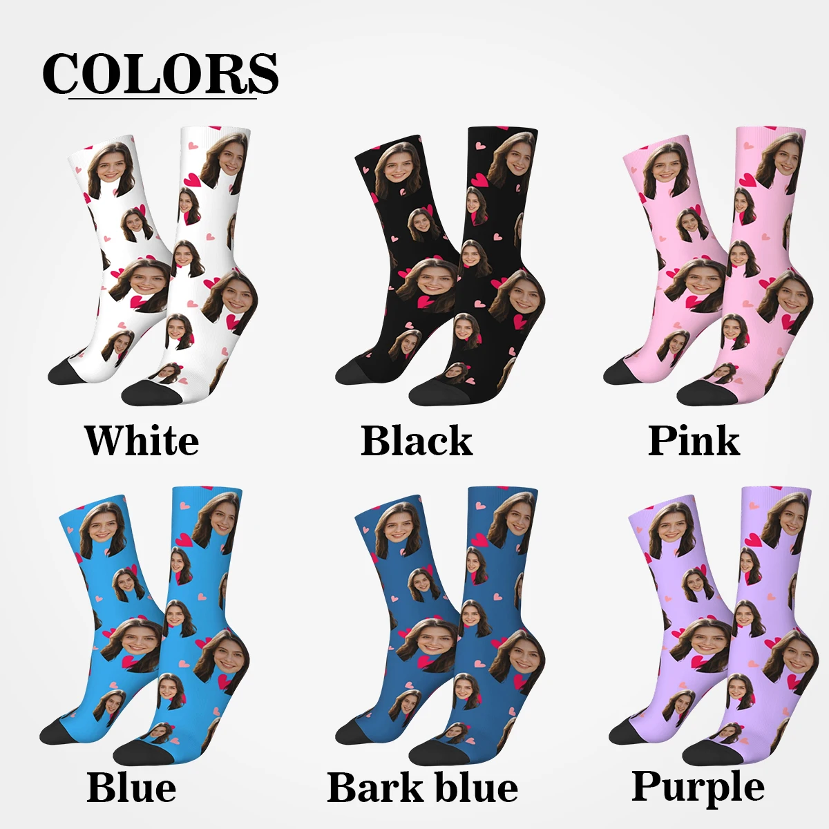 Custom avatar socks for men and women custom photo socks personalized picture socks photo socks personalized gifts