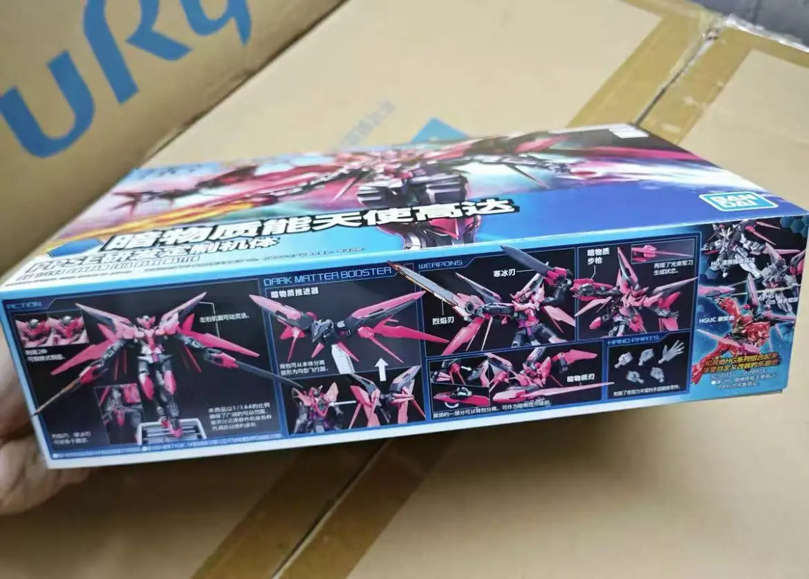 

In Stock Bandai Original Gundam Model Hg 1/144 Gundam Exia Dark Matter Action Figure Model Doll Brand New Boxed Toys Model