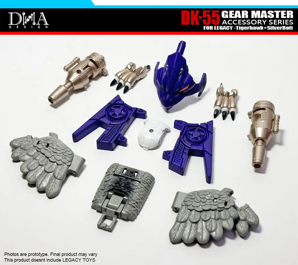 

Комплект для модернизации Gear Master DNA Design DK-55 DK55 | Переиздание версии для Legacy United Leader Class Tigerhawk + Silverbolt