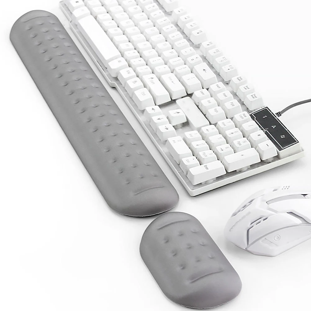 

Silicone Keyboard Wrist Rest Gaming H Keyboard Pad Pillow Office Cushion Stress Relief Protection Functional