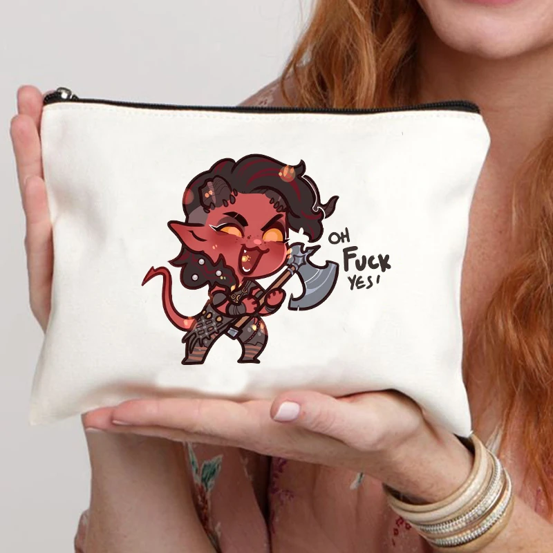 Little Demon Slayer Cosplay Unisex Make-up Bag Coin Purse Portable Card Case Cute Small Wallet Key Storage Bag Children Gifts