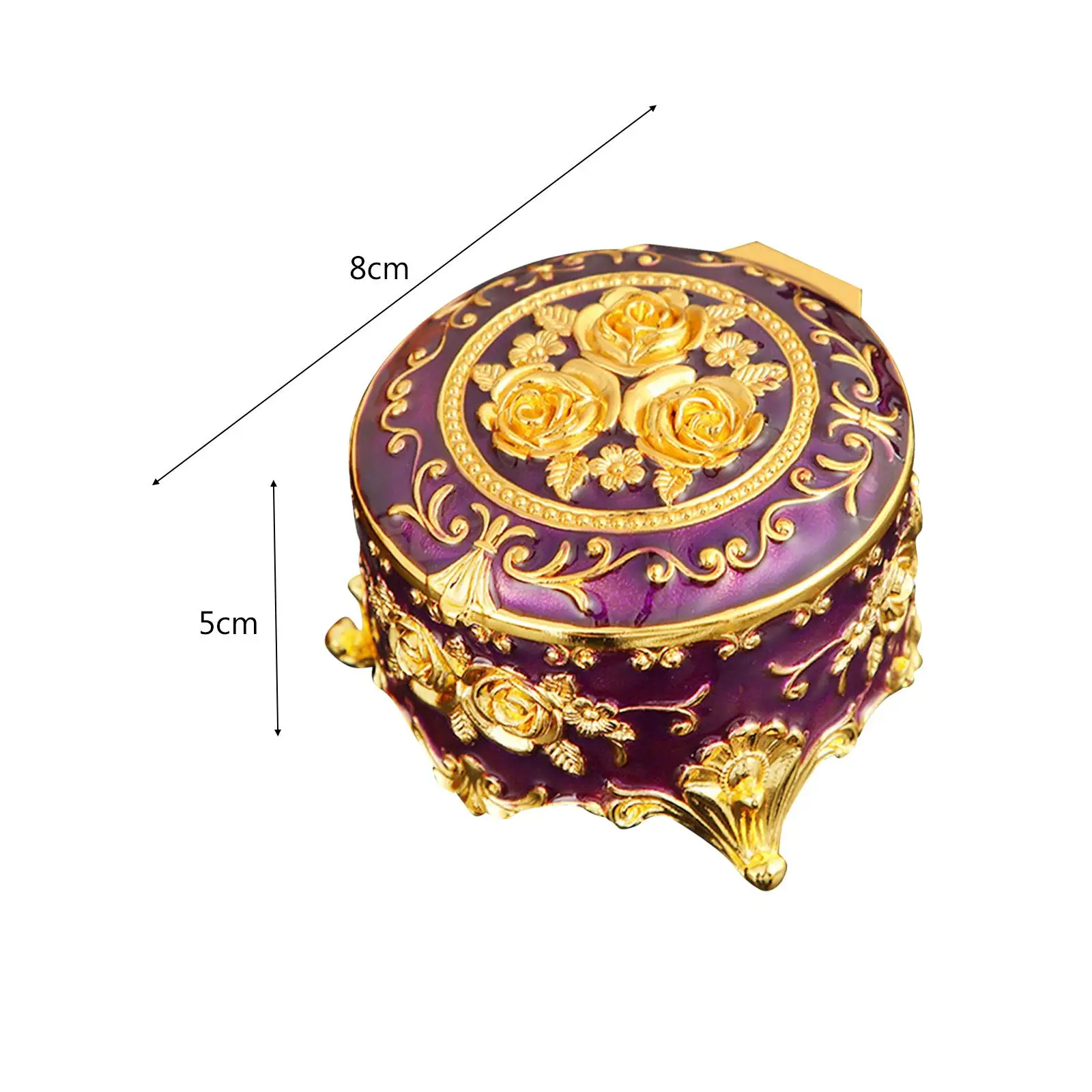 Small Jewelry Box Jewelry Case for Womens Trinket Case Keepsake for Pendants Bracelets Necklaces