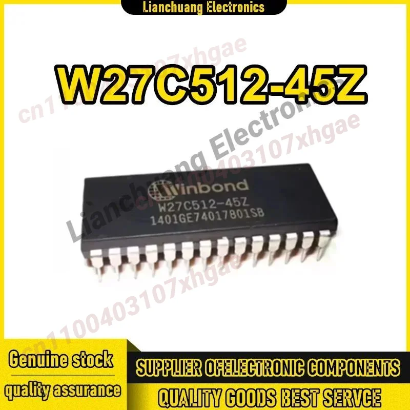 

5PCS W27C512-45Z W27C512-45 W27C512-4 W27C512 W27C51 W27C5 W27C W27 W2 IC EEPROM 512KBIT PARALLEL DIP-28
