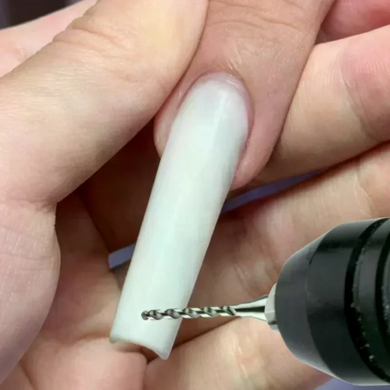 네일 아트 천공 연마 헤드 텅스텐 스틸 네일 드릴 비트 DIY 펑크 스타일 네일 장식 매니큐어 도구 기계 액세서리