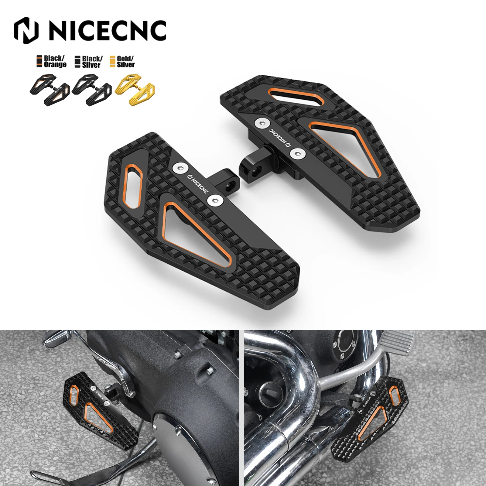 

Dyna Rider Footpegs Footrest Fit For Harley Dyna Wide Glide FXDWG Dyna Street Bob FXDB Super Glide Dyna Low Rider Fat Bob FXDF