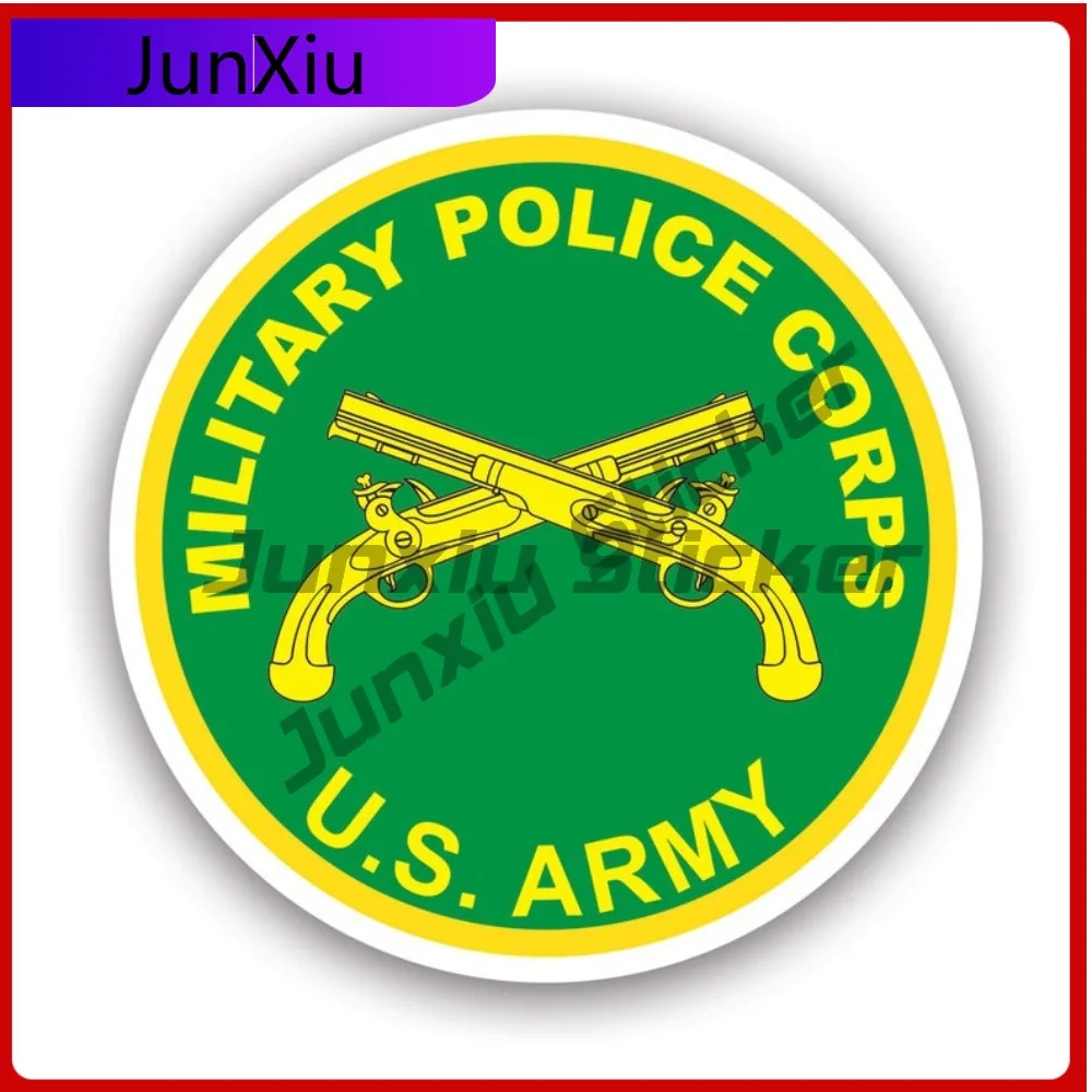 

Military Police Corps Waterproof Fade Resistant Sport For Motorcycle Rear Windshield Car Window Easy Apply Self Adhesive Decor