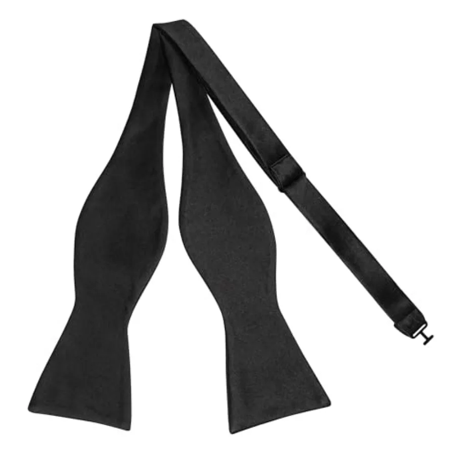 

JEMYGINS Solid Color Mens Bowtie Self Bow Tie Formal Bow Tie