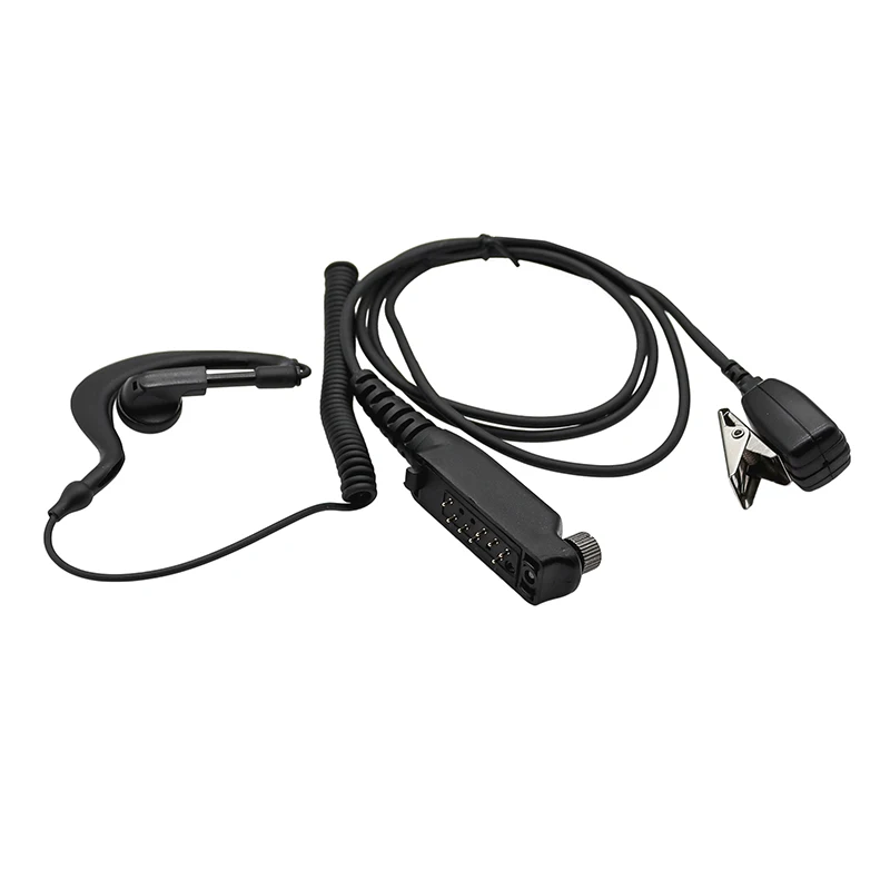 

1-Wire Earloop Headset Earpiece MIC untuk Sepura Radio Walkie Talkie STP9000 Baru