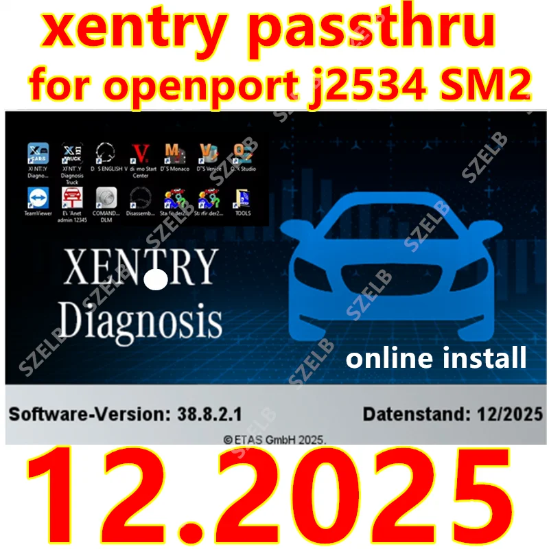 Xentry passthru 12.2025 Full Version for Mercedes-Benz Diagnostic Xentry passthru 12.2025 Full Version for Mercedes-Benz Diagnostic