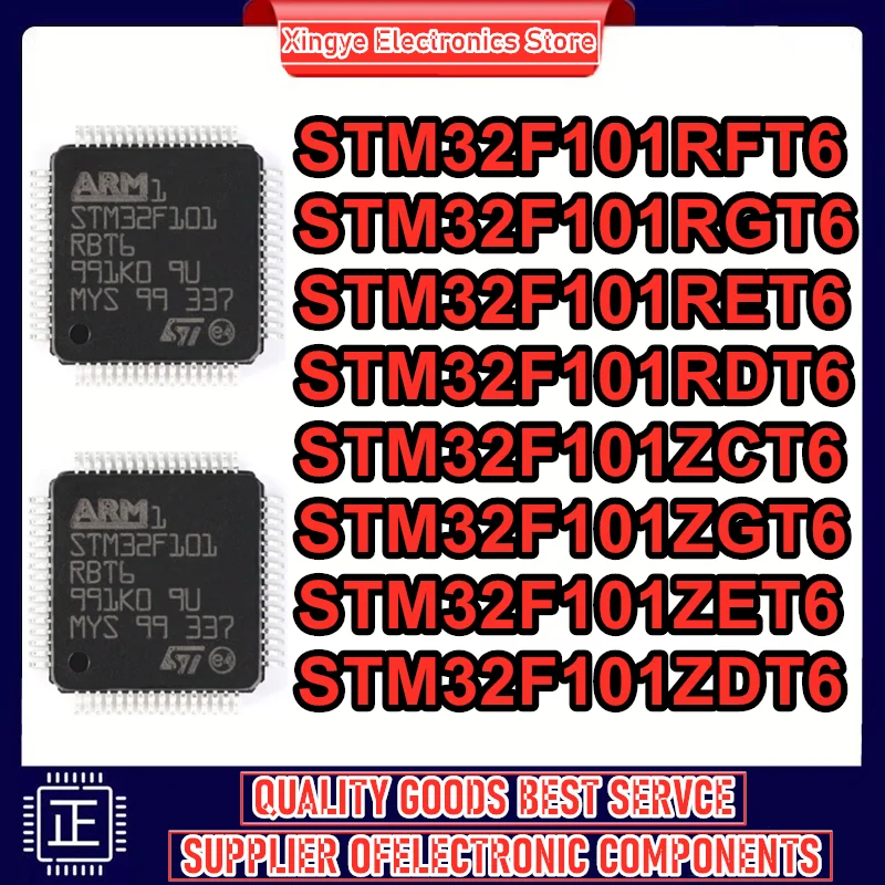

STM32F101RFT6 STM32F101RGT6 STM32F101RET6 STM32F101RDT6 STM32F101ZCT6 STM32F101ZGT6 STM32F101ZET6 STM32F101ZDT6 Микросхема на складе
