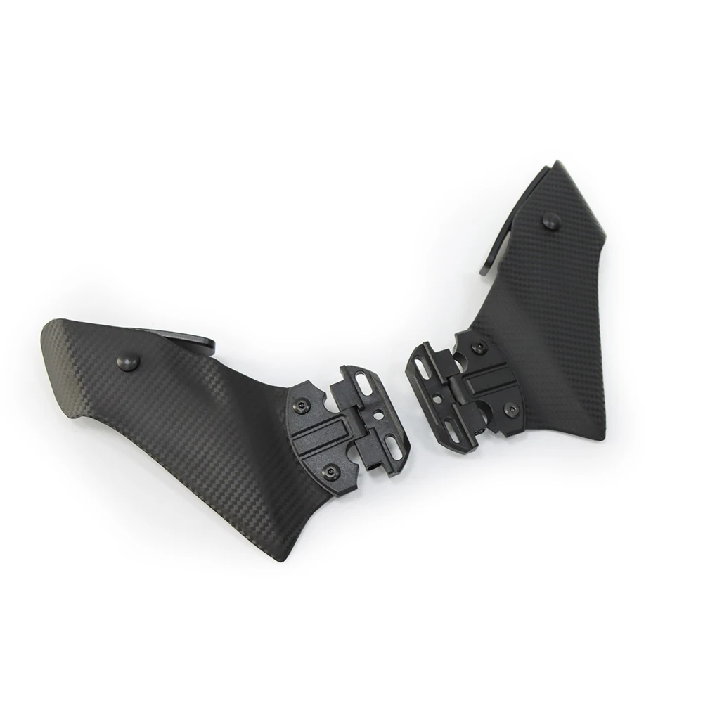 لكاواساكي نينجا 250 300 400 ZX6R ZX636 ZX7R ZX9R ZX10 العالمي لدراجة عادية المرايا الجانبية الجناح الرياح الجناح الثابتة الجناح عدة