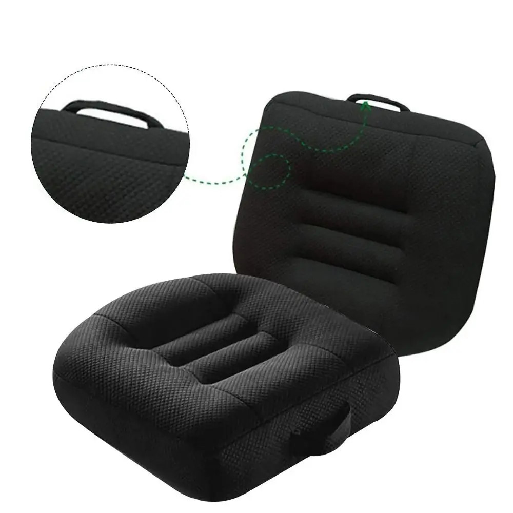 

Portable Car Seat Booster Cushion Heightening Height Boost Mat Breathable Driver Expand Field Of View Lift Interior Seat Pad