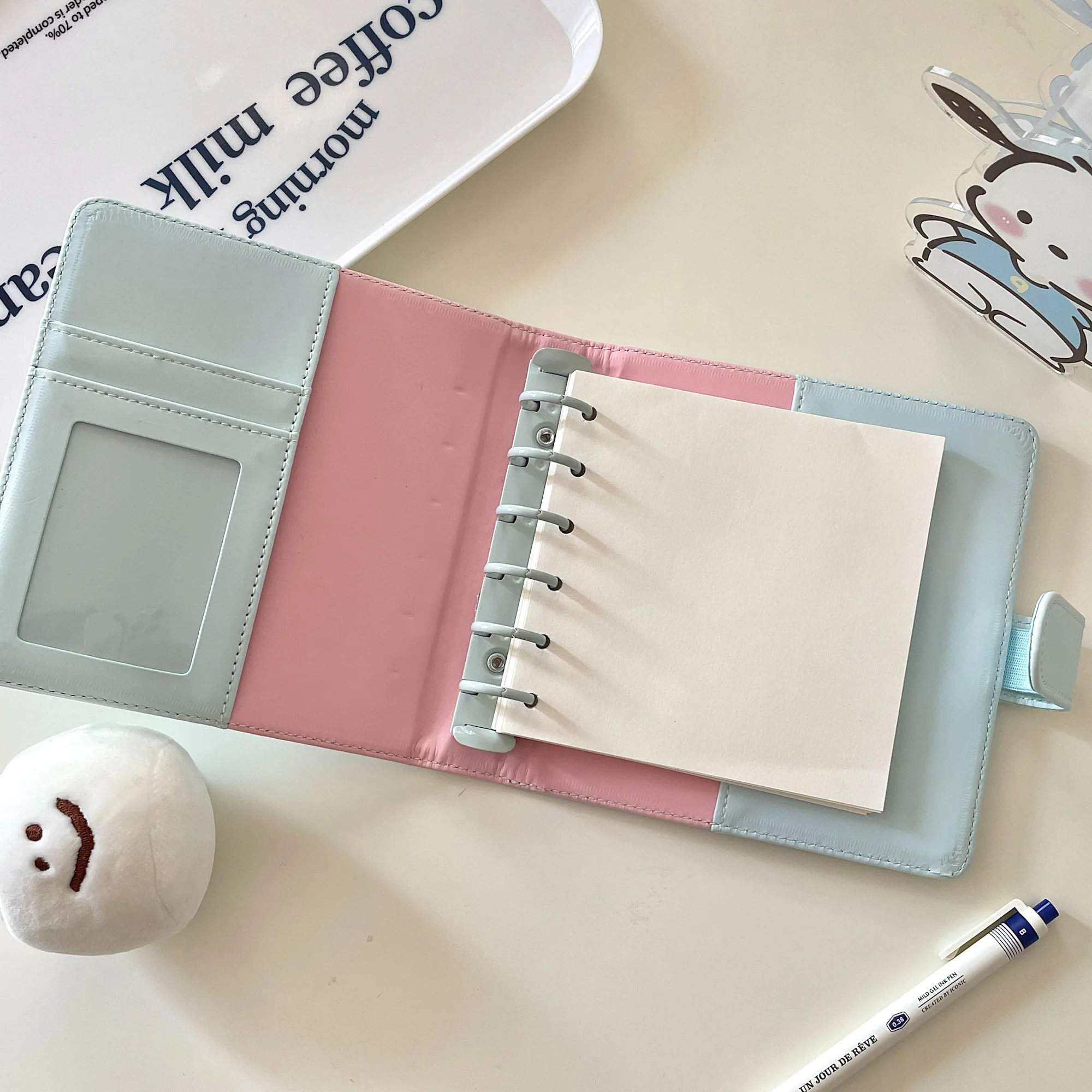 Sharkbang Makronen A7 Platz PU Bindemittel Tagebuch Notebook Zeitschriften Agenda Planer DIY Idol Kpop Sammeln Buch Geschenk Set Schreibwaren – Detail 21