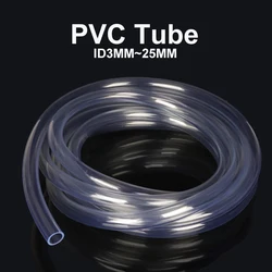1/3/5M Przezroczyste plastikowe węże PVC Wysokiej jakości rura pompy wodnej 2 3 4 5 6 8 10 12 14 16 18 mm Średnica wewnętrzna