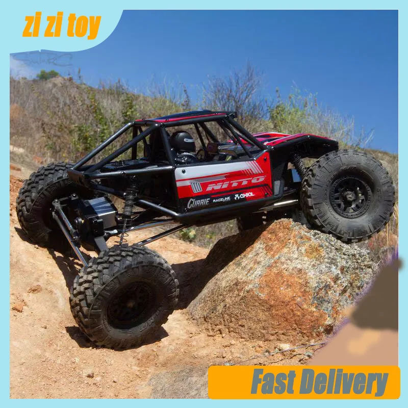 AXIAL Goat Capra 1.9 full-size 4WS four-wheel steering off-road remote control climbing vehicle pipe rack RTR AXI03022 gift toy