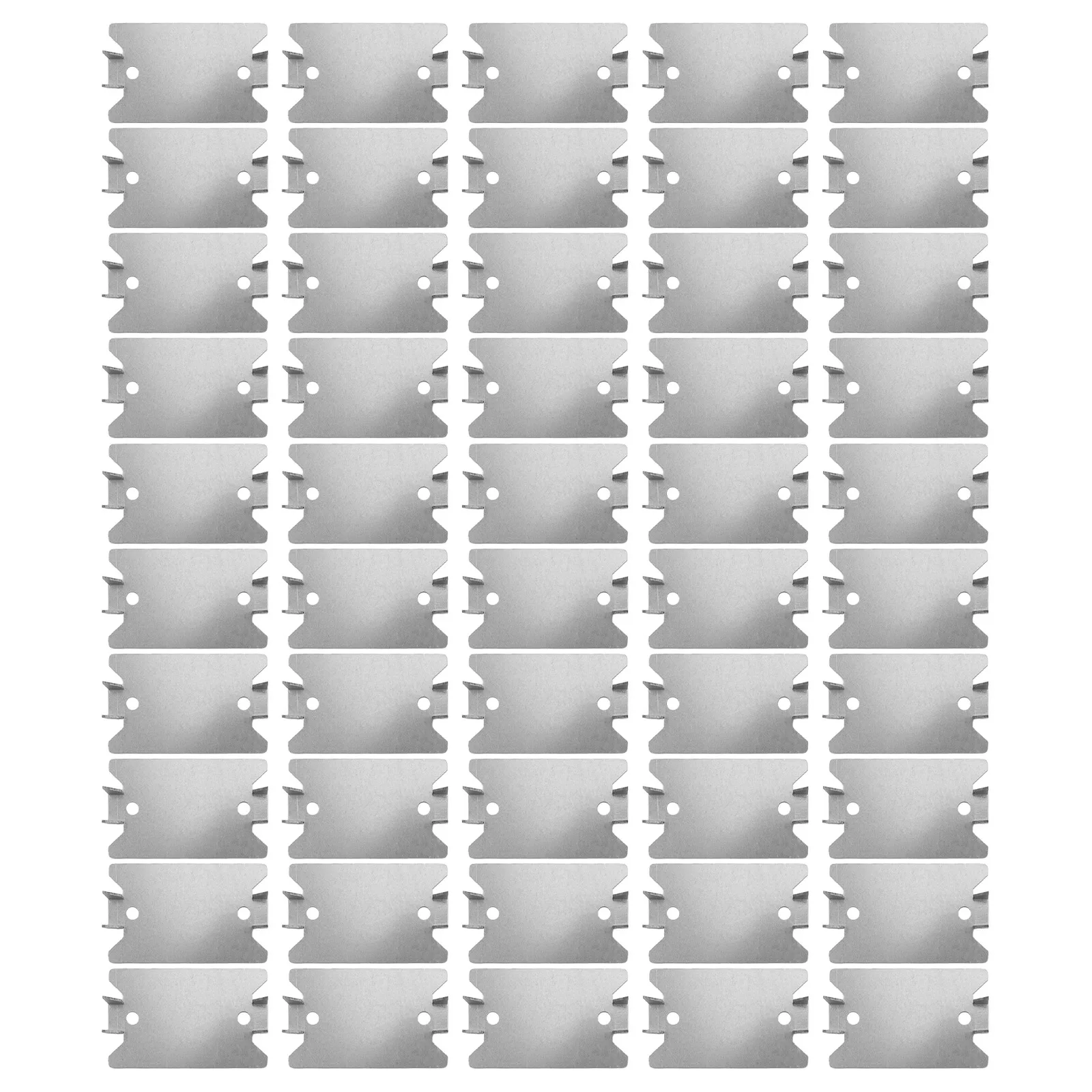 

50Pcs Set Nail Plates 1.5*2.5 Inches And 3.8*6.4cm Studs Steel Safety To Protect Plumbing Wiring Cable Protectors