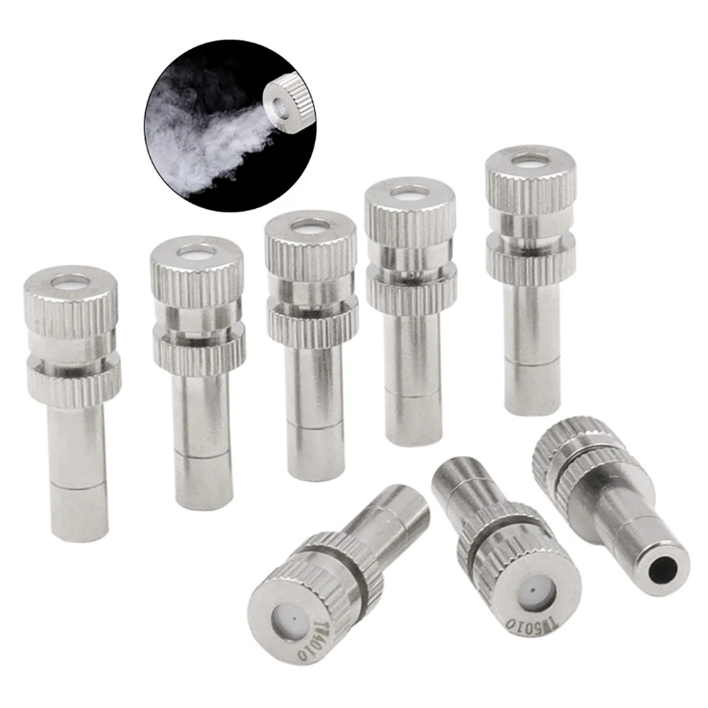 6mm Dysze rozpylające niskiego ciśnienia 0,15/0,2/0,3/0,4/0,5/0,6/0,7/0,8 mm Drobno rozpylający opryskiwacz Chłodzenie Nawadnianie Narzędzie do kształtowania krajobrazu