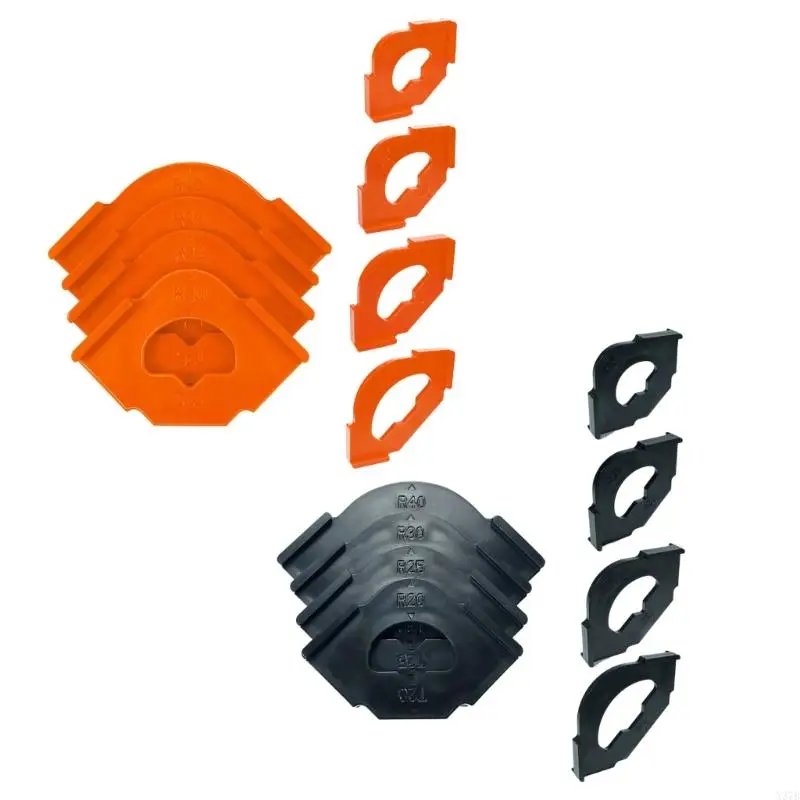 

Woodworking Radius Jigs Templates Set 4pcs for Professional Corner Shaping Tool