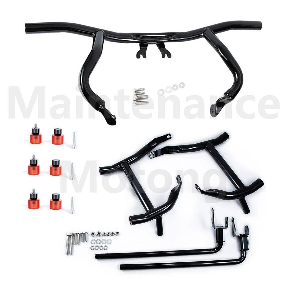 

Saddlebag Guard Rails Bag Guards Front Highway Engine Guard For Harley Road Glides Street Glides Road Glides FLHT FLHX 2014-2025