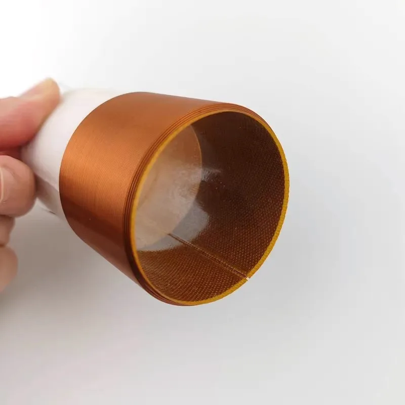 GHXAMP Subwoofer da 49,5 mm Altoparlante Bobina vocale in fibra di vetro Bobina di uscita a 4 vie 4ohm doppia linea 4 strati avvolgimento auto 1 pezzo