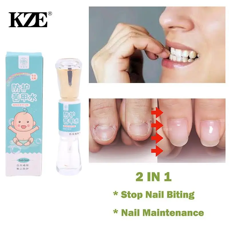 

10ml Children Anti-biting Nails Bitter Nail Water No Bite Cuticle Not Nail Polish Biting Care Non-toxic Stop Eating Fingernails