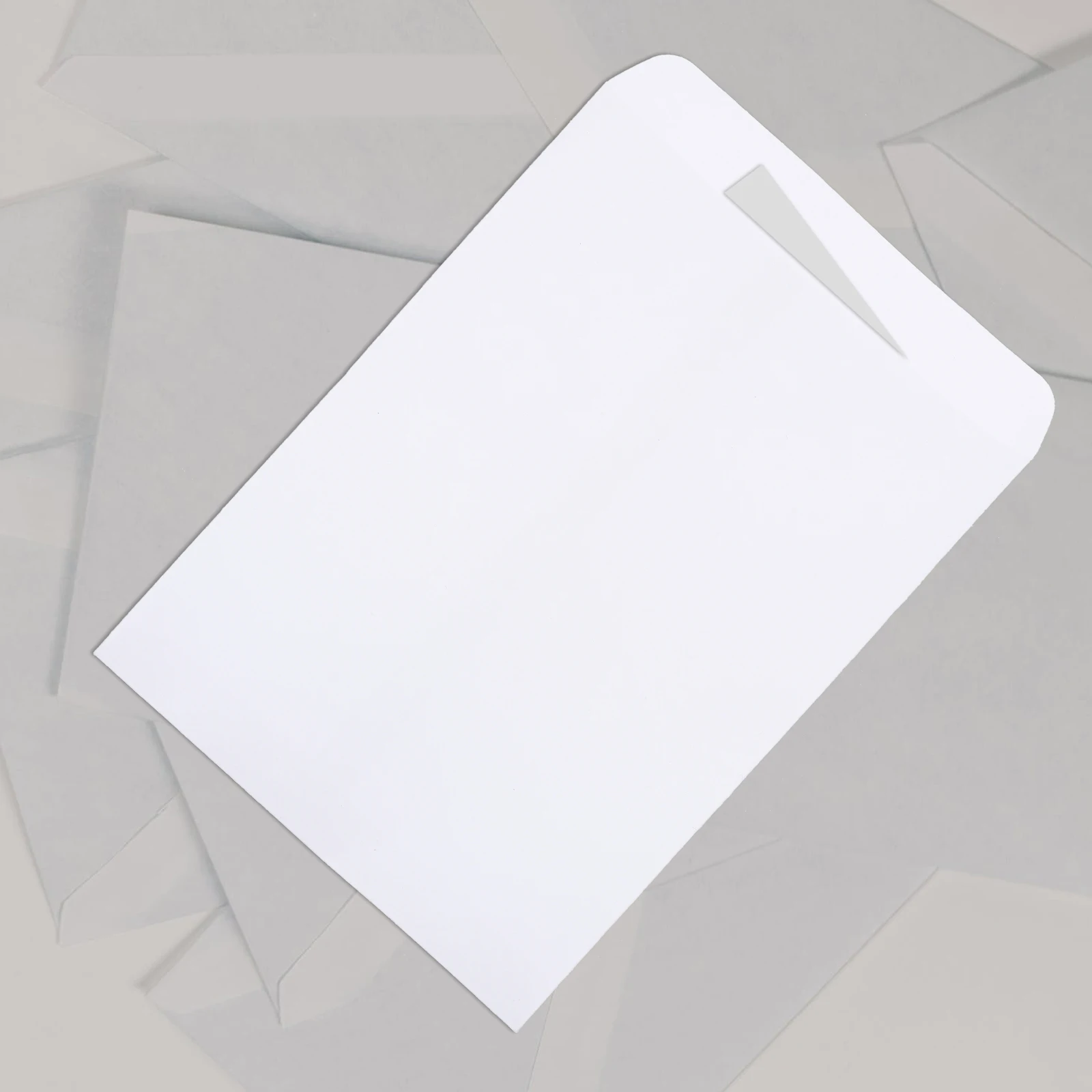 

100pcs Thickened Envelopes Blank Paper Bills Receipts Cash Storage Home School Office Supplies Plain White Large Size Pouch