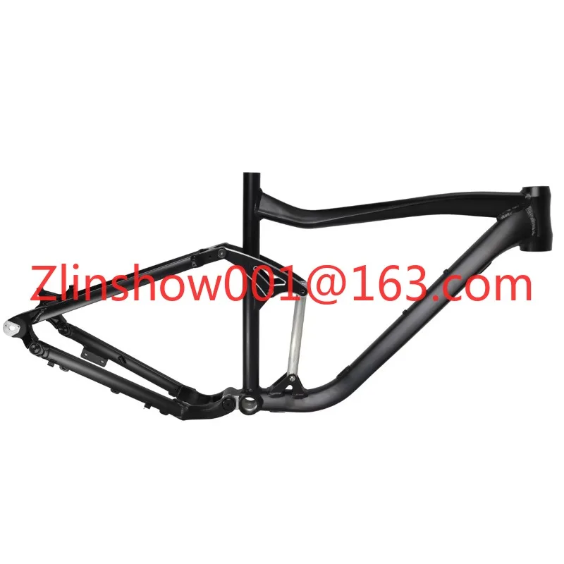 27.5-Inch Mountain Bike Foldable E-Bike Frames Aluminum Alloy Full Suspension Electric Bicycle with Disc Brake MTB Frame