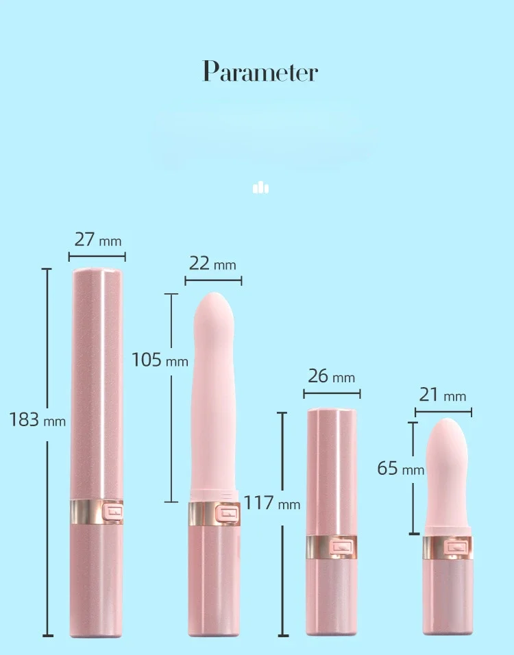 GALAKU MISSY Lipstick Vibrator Stick Portable Rechargeable Vibrator Women Sex Toy  Vibrator Lipstick Female Masturbation Device