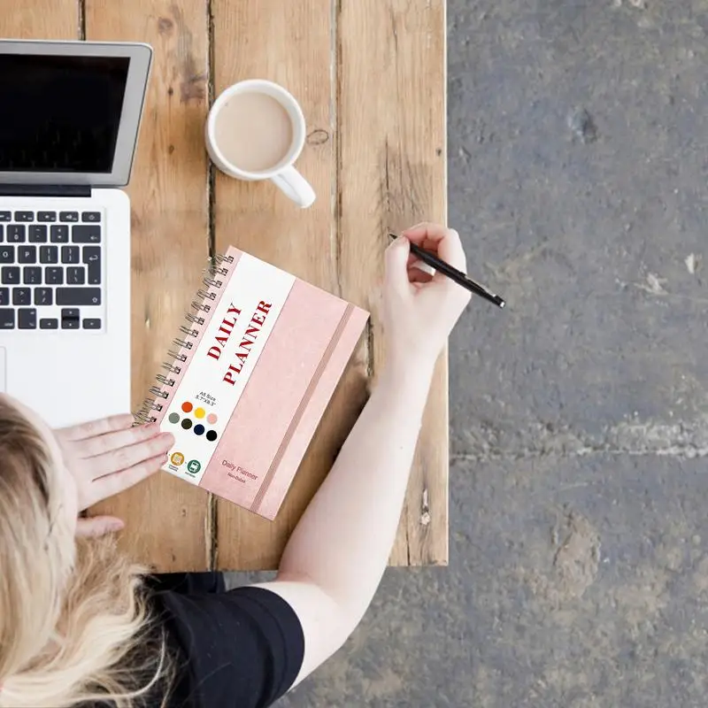 غلاف صلب مجلة اللياقة البدنية ، للقيام دفتر الملاحظات ، دفتر تجريب اليومي ، للقيام مخطط قائمة ، اللوازم المدرسية ، A5 مخطط العمل اليومي